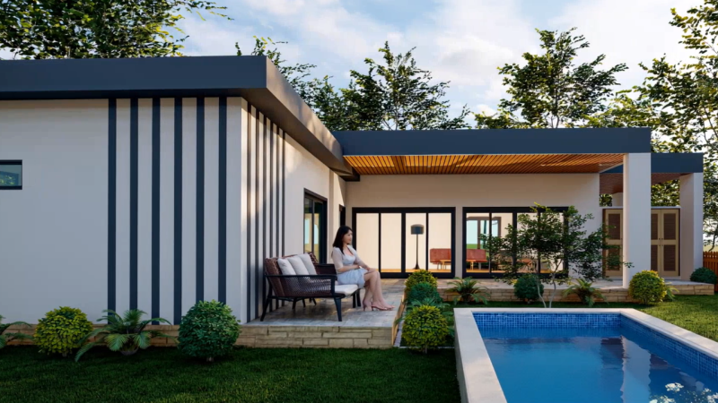 135m2 Piscine Villa Hua Hin